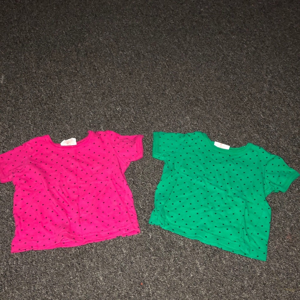 Polka dot tshirts